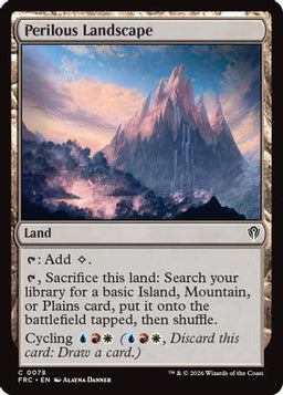 Perilous Landscape (FRC-078) - Commander: Reality Fracture