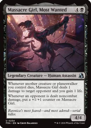 Massacre Girl, Most Wanted (FRA-234) - Reality Fracture Foil