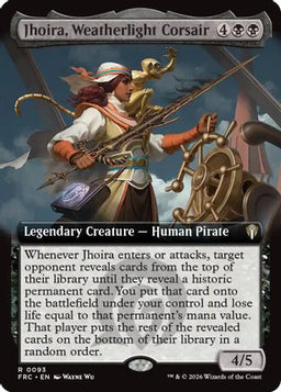 Jhoira, Weatherlight Corsair (Extended Art) (FRC-093) - Commander: Reality Fracture