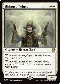 Bishop of Wings (FDC-019) - Commander: Foundations