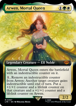 Arwen, Mortal Queen (Extended Art) (LTR-367) - The Lord of the Rings: Tales of Middle-earth: (Extended Art)