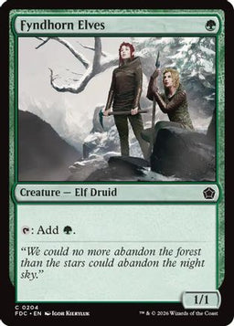 Fyndhorn Elves (FDC-204) - Commander: Foundations