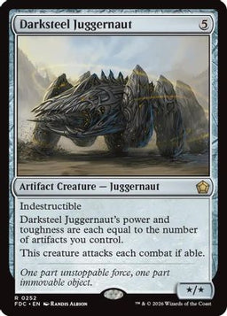Darksteel Juggernaut (FDC-252) - Commander: Foundations