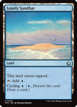 Lonely Sandbar (FDC-305) - Commander: Foundations