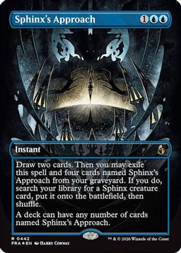Sphinx's Approach (Borderless) (FRA-442) - Reality Fracture Foil