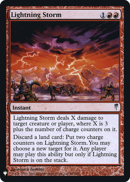 Lightning Storm (LIST-089) - The List Foil