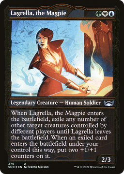 Lagrella, the Magpie (Gilded Foil) (SNC-379) - Streets of New Capenna: (Showcase) Foil