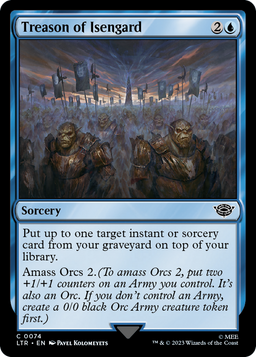 Treason of Isengard (LTR-074) - The Lord of the Rings: Tales of Middle-earth Foil