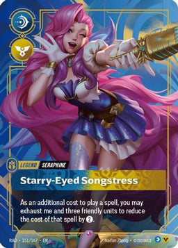 Seraphine, Starry-Eyed Songstress (151/167) - Radiance Foil