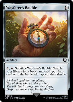 Wayfarer's Bauble (LTC-290) - Tales of Middle-earth Commander