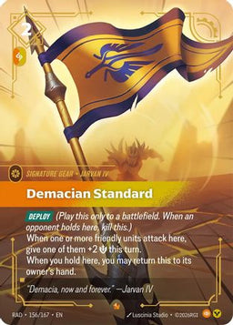 Demacian Standard (156/167) - Radiance Foil