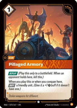 Pillaged Armory (073/167) - Radiance