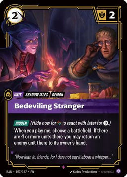 Bedeviling Stranger (107/167) - Radiance Foil