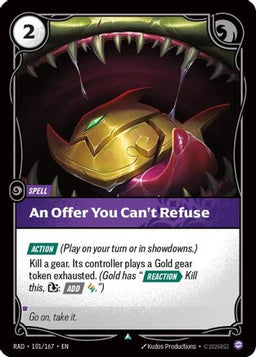 An Offer You Can't Refuse (101/167) - Radiance Foil