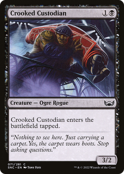 Crooked Custodian (SNC-071) - Streets of New Capenna