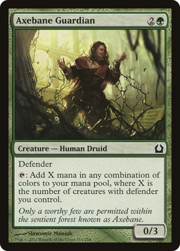 Axebane Guardian (RTR-115) - Return to Ravnica