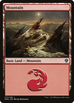 Mountain (272) (DMU-272) - Dominaria United Foil