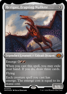 Herigast, Erupting Nullkite (Foil Etched) (MH3-474) - Modern Horizons 3 Foil