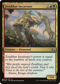 Zendikar Incarnate (LIST-219/272) - The List