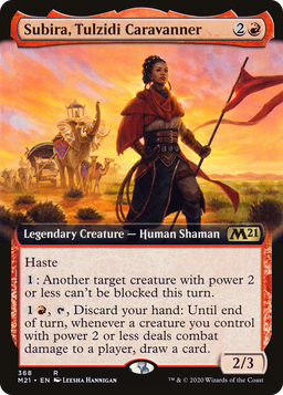 Subira, Tulzidi Caravanner (Extended Art) (M21-368) - Core Set 2021: (Extended Art)