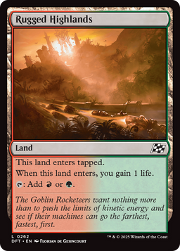 Rugged Highlands (DFT-262) - Aetherdrift Foil