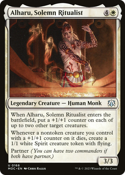 Alharu, Solemn Ritualist (MOC-168) - March of the Machine Commander