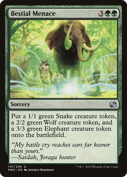 Bestial Menace (MM2-141) - Modern Masters 2015