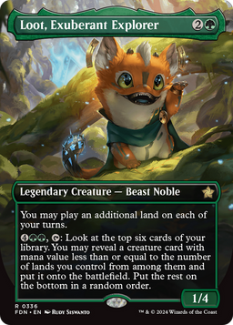 Loot, Exuberant Explorer (Borderless) (FDN-336) - Foundations