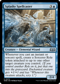 Splashy Spellcaster (WOE-070) - Wilds of Eldraine