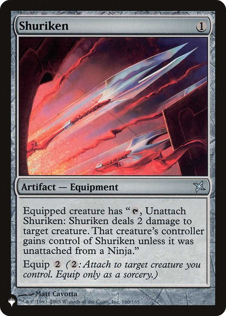 Shuriken (LIST-160/165) - The List