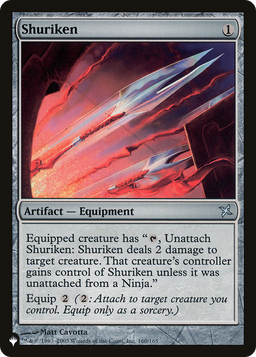 Shuriken (LIST-160/165) - The List