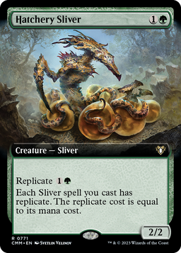 Hatchery Sliver (Extended Art) (CMM-771) - Commander Masters: (Extended Art)