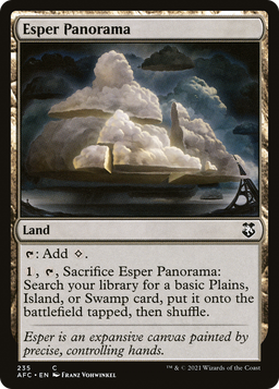 Esper Panorama (AFC-235) - Forgotten Realms Commander