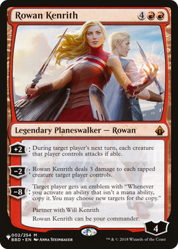 Rowan Kenrith (LIST-002/254) - The List