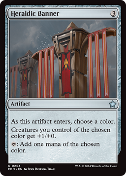 Heraldic Banner (FDN-254) - Foundations Foil