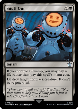 Snuff Out (WHO-222) - Doctor Who Foil