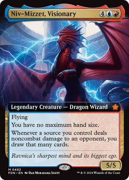 Niv-Mizzet, Visionary (Extended Art) (FDN-482) - Foundations: (Extended Art) Foil