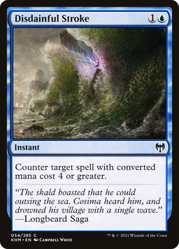Disdainful Stroke (KHM-054) - Kaldheim Foil
