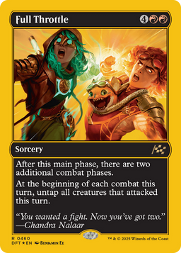 Full Throttle (First-Place Foil) (DFT-460) - Aetherdrift Foil