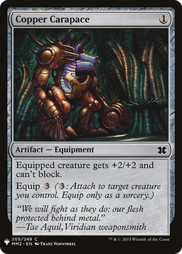Copper Carapace (LIST-205) - The List