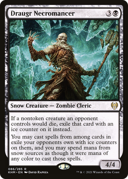 Draugr Necromancer (KHM-086) - Kaldheim: (snow)