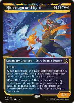 Hidetsugu and Kairi (Showcase) (MOM-309) - March of the Machine: (Showcase) Foil