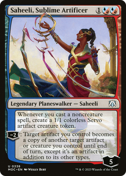 Saheeli, Sublime Artificer (MOC-338) - March of the Machine Commander