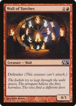 Wall of Torches (M12-159) - Magic 2012 Foil