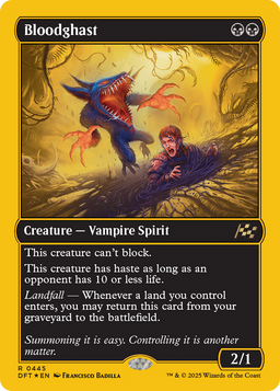 Bloodghast (First-Place Foil) (DFT-445) - Aetherdrift Foil