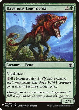 Ravenous Leucrocota (LIST-192) - The List