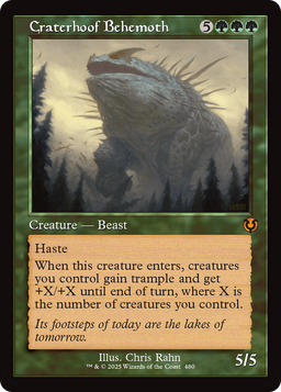 Craterhoof Behemoth (Retro Frame) (INR-480) - Innistrad Remastered
