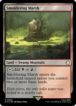 Smoldering Marsh (Surge Foil) (PIP-820) - Fallout Foil