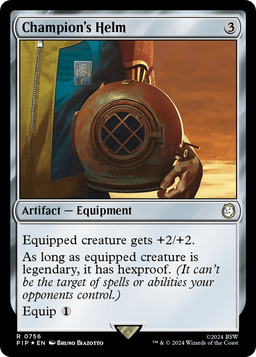 Champion's Helm (Surge Foil) (PIP-756) - Fallout Foil