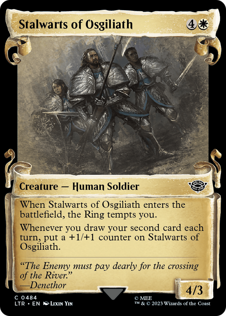 Stalwarts of Osgiliath (Showcase Scrolls) (LTR-484) - The Lord of the Rings: Tales of Middle-earth: (Showcase)
